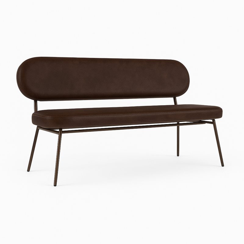 Bancheta piele AMO culoare MARO